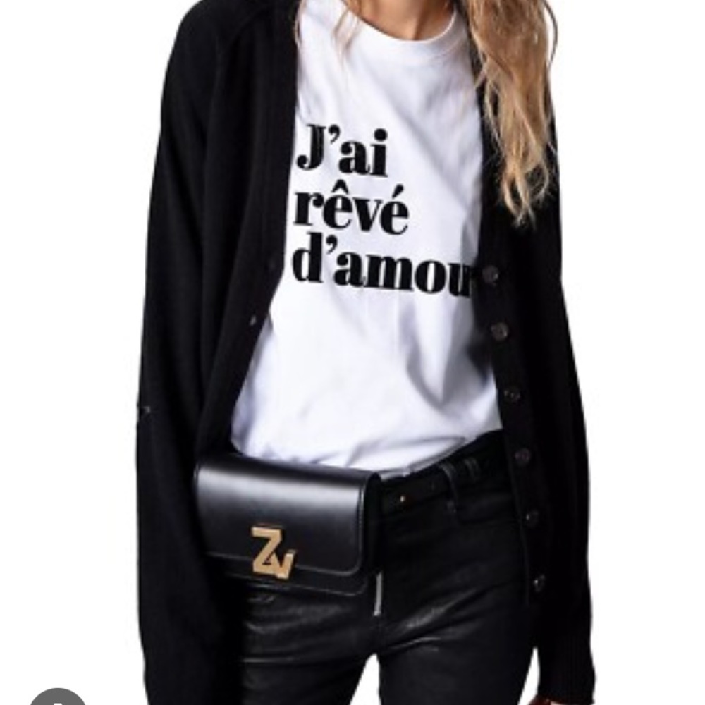 Zadig & Voltaire Jim Patch Cardigan Sweater